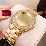 Marc Jacobs Marci Gold Dial Gold Steel Strap Watch for Women - MBM3191