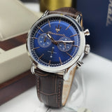 Maserati Epoca Chronograph Blue Dial Brown Leather Strap Watch For Men - R8871618014