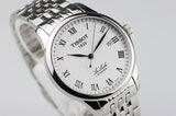 Tissot T Classic Le Locle Automatic White Dial Silver Steel Strap Watch For Men - T41.1.483.33