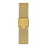 Guess Iconic Quartz Gold Dial Gold Mesh Bracelet Watch For Women - GW0527L2