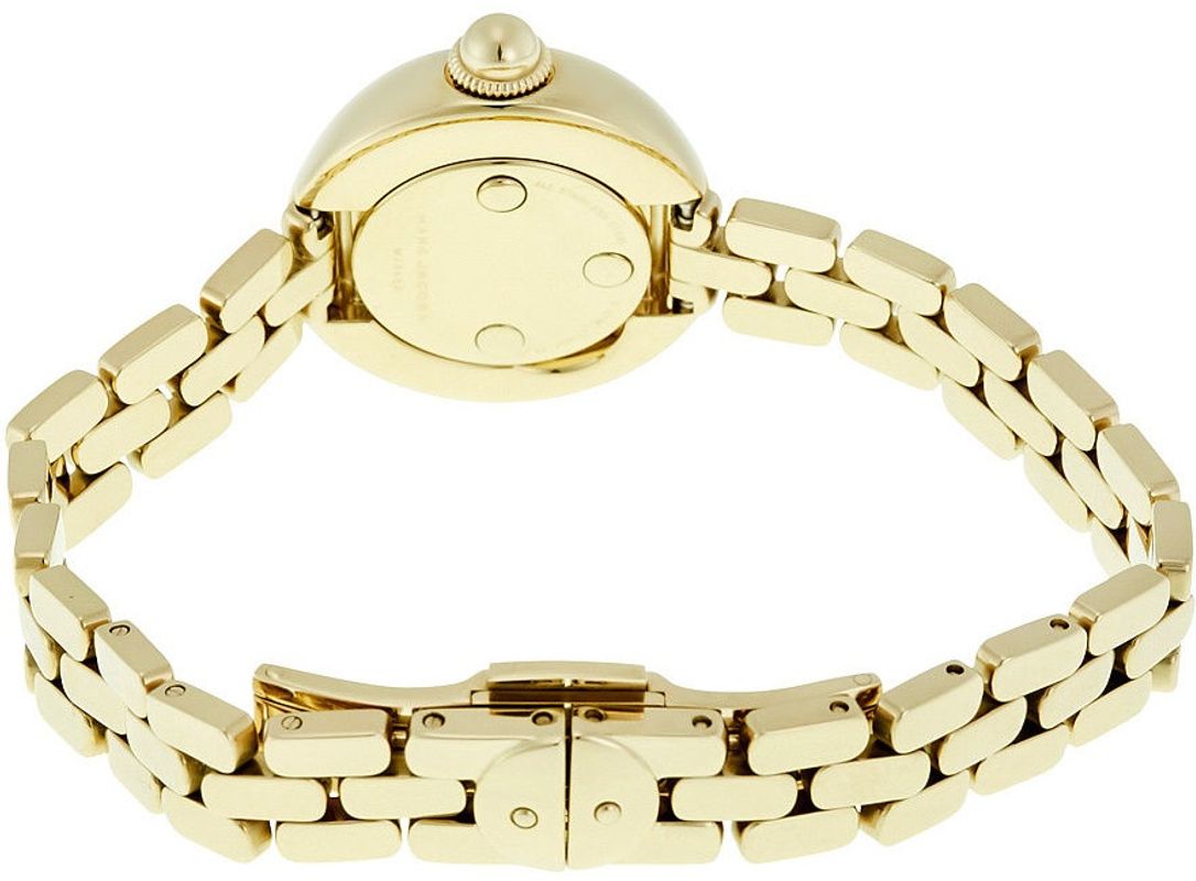 Marc Jacobs Courtney White Dial Gold Steel Strap Watch for Women - MJ3457