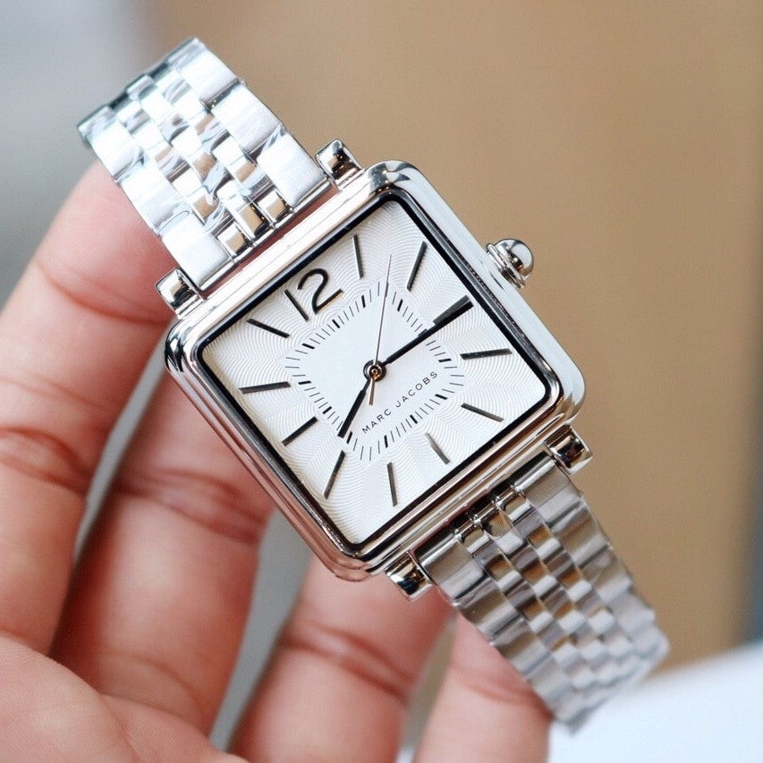 Marc Jacobs Vic Silver Dial Silver Steel Strap Watch for Women - MJ3461