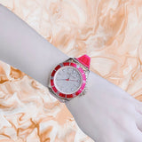 Michael Kors Everest Analog Rose Gold Dial Pink Silicone Strap Watch For Women - MK7359