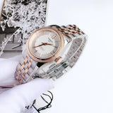 Tissot Ballade Powermatic 80 Mother of Pearl Silver Dial Two Tone Steel Strap Watch For Women - T108.208.22.117.00