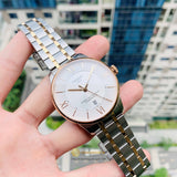 Tissot Chemin Des Tourelles Powermatic 80 Silver Dial Two Tone Steel Strap Watch For Men - T099.407.22.038.00