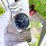 Tissot PRX Powermatic 80 Blue Dial Silver Steel Strap Watch for Men - T137.207.11.041.00