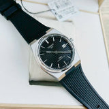 Tissot PRX Powermatic 80 Black Dial Black Rubber Strap Watch for Men - T137.407.17.051.00