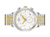 Tissot T Classic Tradition Chronograph White Dial Two Tone Steel Strap Watch For Men - T063.617.22.037.00