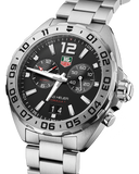 Tag Heuer Formula 1 Black Dial Silver Steel Strap Watch for Men - WAZ111A.BA0875