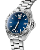 Tag Heuer Formula 1 Blue Dial Silver Steel Strap Watch for Men - WAZ1118.BA0875