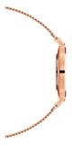 Daniel Wellington Petite Melrose White Dial Rose Gold Mesh Strap Watch For Women - DW00100305