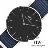 Daniel Wellington Classic Bayswater Black Dial Black NATO Strap Watch For Women - DW00100282