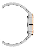 Daniel Wellington Iconic Link White Dial Two Tone Steel Strap Watch For Women - DW00100358
