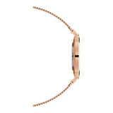 Daniel Wellington Petite Rose Gold Dial Rose Gold Mesh Bracelet Watch For Women - DW00100470