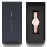 Daniel Wellington Petite Mother of Pearl Pink Dial Pink Nylon Strap Watch For Women - DW00100512