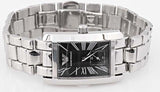 Emporio Armani Classic Black Dial Silver Stainless Steel Watch For Women - AR0157