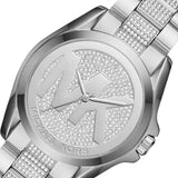 Michael Kors Bradshaw Silver Dial Silver Stainless Steel Strap Watch for Women - MK6486