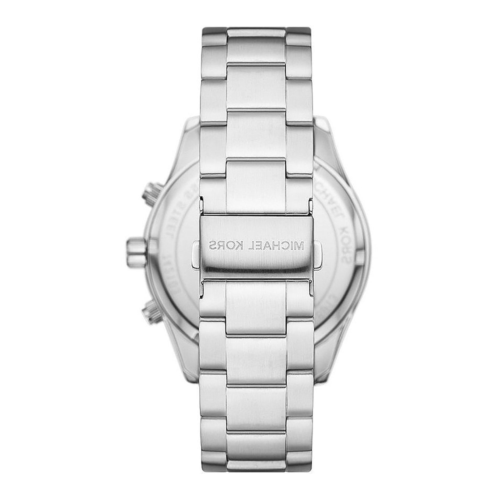 Michael Kors Layton Chronograph Green Dial Silver Steel Strap Watch For Men - MK8912