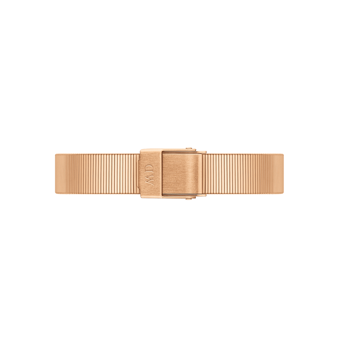 Daniel Wellington Quadro Studio White Dial Rose Gold Mesh Strap Watch For Women - DW00100517