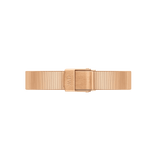 Daniel Wellington Quadro Studio White Dial Rose Gold Mesh Strap Watch For Women - DW00100517