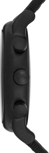 Emporio Armani Luigi Chronograph Quartz Black Dial Two Tone Nylon Strap Watch For Men - AR1948