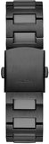 Guess Headliner Multifunction Black Dial Black Steel Strap Watch For Men - GW0572G3