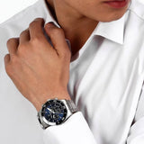 Maserati Competizione Chronograph Blue Dial Silver Steel Strap Watch For Men - R8873600009