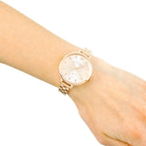 Marc Jacobs Sally Rose Gold Dial Rose Gold Steel Strap Watch for Women - MBM3364