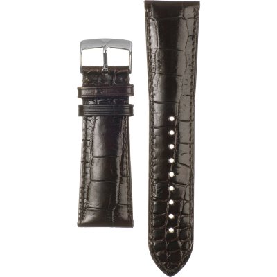 Emporio Armani Valente Chronograph Brown Dial Brown Leather Strap Watch For Men - AR1785