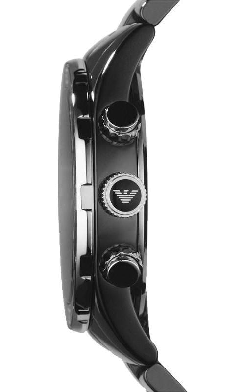 Emporio Armani Black Ceramic Chronograph Black Dial Watch For Men - AR1421