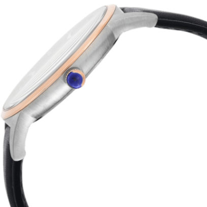 Emporio Armani Renato Analog Blue Dial Black Leather Strap Watch For Men - AR2506