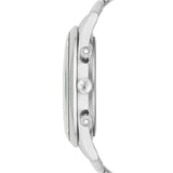 Emporio Armani Chronograph Black Dial Silver Steel Strap Watch For Men - AR11017