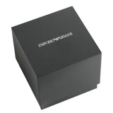 Emporio Armani Sea Explorer Automatic Yellow Dial Black Silicone Strap Watch For Men - AR60085