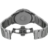 Emporio Armani Renato Quartz Beige Dial Grey Steel Strap Watch For Men - AR11183