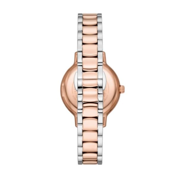 Emporio Armani Cleo Mother of Pearl Dial Two Tone Steel Strap Watch For Women - AR11499