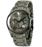 Emporio Armani Sportivo Chronograph Brown Dial Brown Steel Strap Watch For Men - AR5950