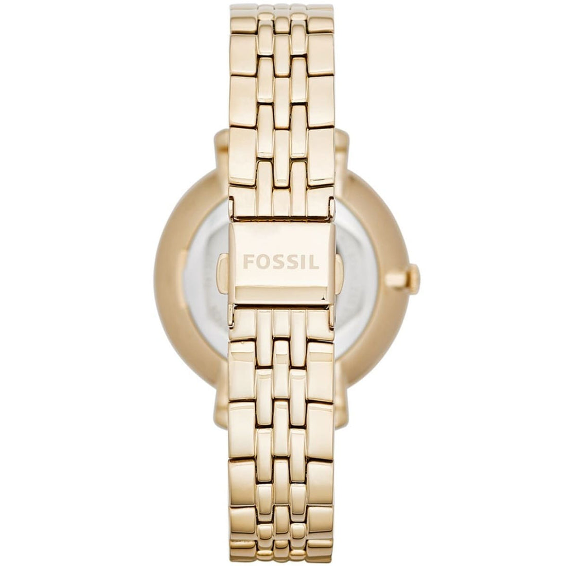 Fossil Jacqueline Gold Dial Gold Steel Strap Watch for Women - ES3547