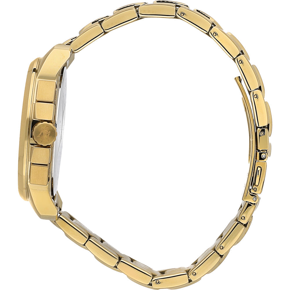 Maserati Successo 44mm Black Dial Gold Stainless Steel Strap Watch For Men - R8873621013