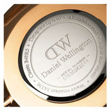 Daniel Wellington Classic Suffolk White Dial Brown Leather Strap Watch For Women - DW00100120