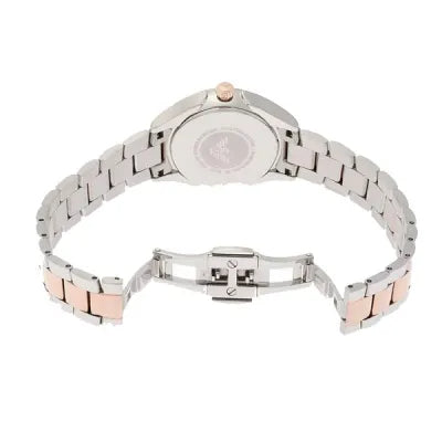 Emporio Armani Analog White Dial Two Tone Steel Strap Watch For Women - AR11029
