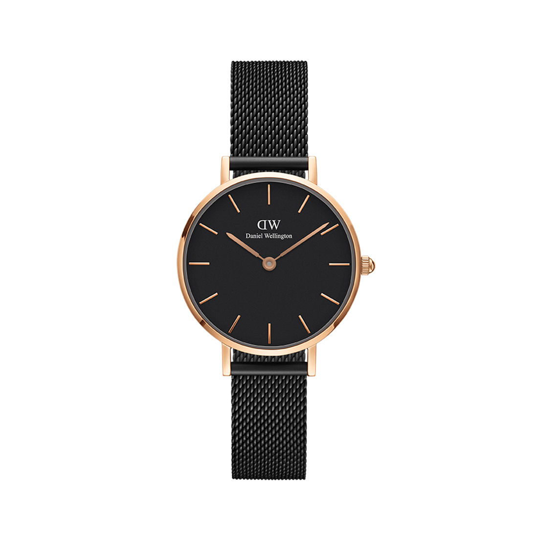 Daniel Wellington Classic Bayswater Black Dial Black NATO Strap Watch For Women - DW00100281