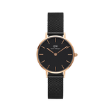 Daniel Wellington Classic Bayswater Black Dial Black NATO Strap Watch For Women - DW00100281