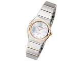 Omega Constellation Quartz Diamonds Mother of Pearl Dial Two Tone Steel Strap Watch for Women - 131.25.25.60.55.001