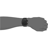 Gucci G Timeless Chronograph Black Dial Black Leather Strap Watch For Men - YA126244