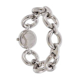 Marc Jacobs Amy Black Dial Silver Steel Strap Watch for Women - MBM3004