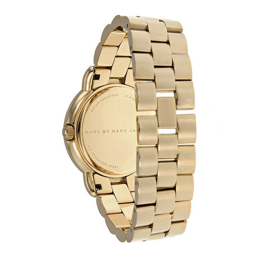 Marc Jacobs Marci Gold Dial Gold Steel Strap Watch for Women - MBM3098
