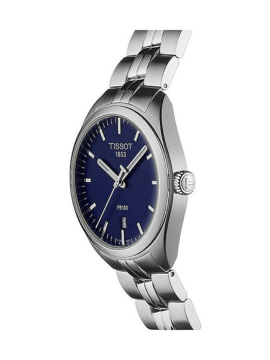 Tissot PR 100 Sport Chic 39mm Blue Dial Watch For Men - T101.410.11.041.00