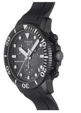 Tissot Seastar 1000 Chronograph Black Dial Black Rubber Strap Watch For Men - T120.417.37.051.02