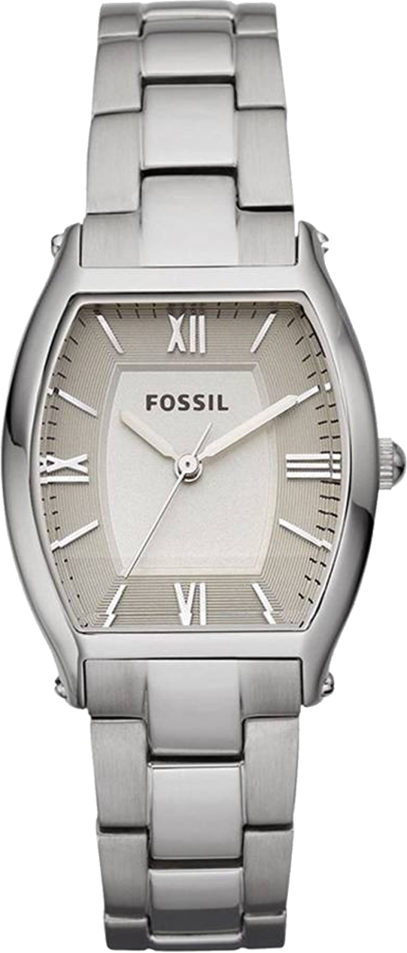 Fossil Wallace Designer Silver Dial Silver Steel Strap Watch for Women - ES3057