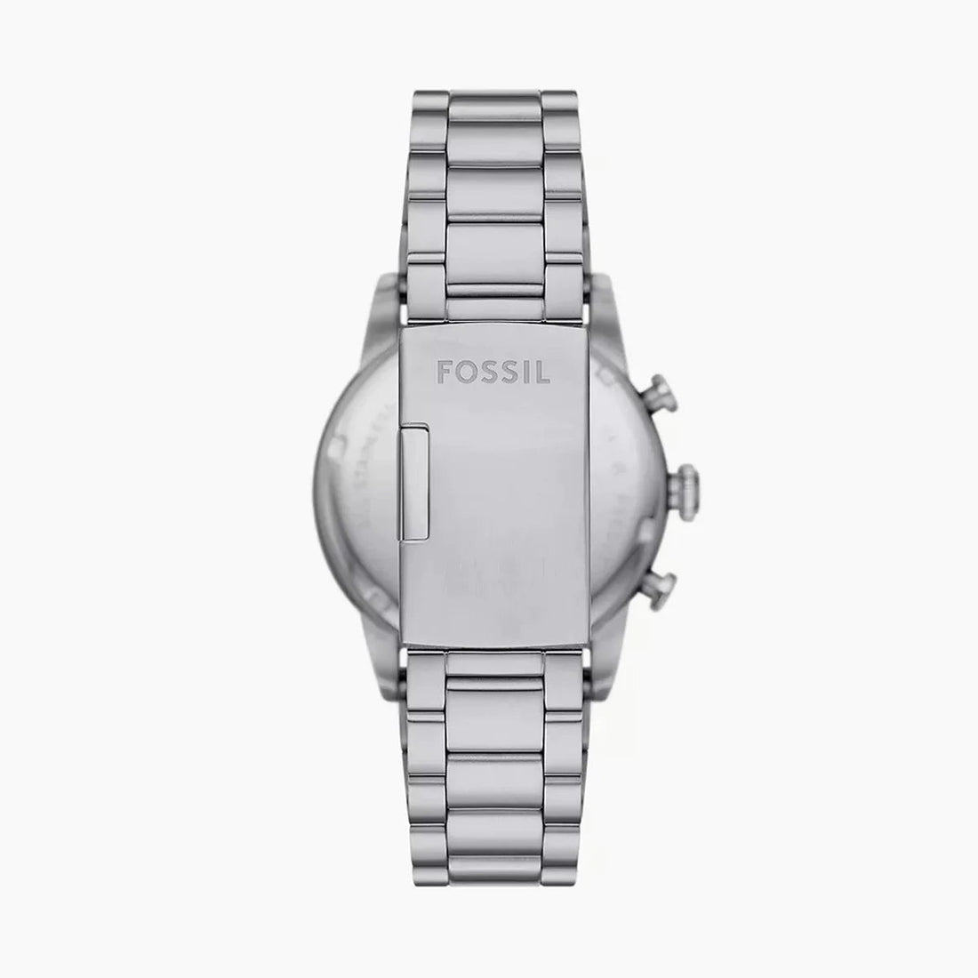 Fossil Sport Tourer Chronograph Green Dial Silver Steel Strap Watch for Men - FS6048